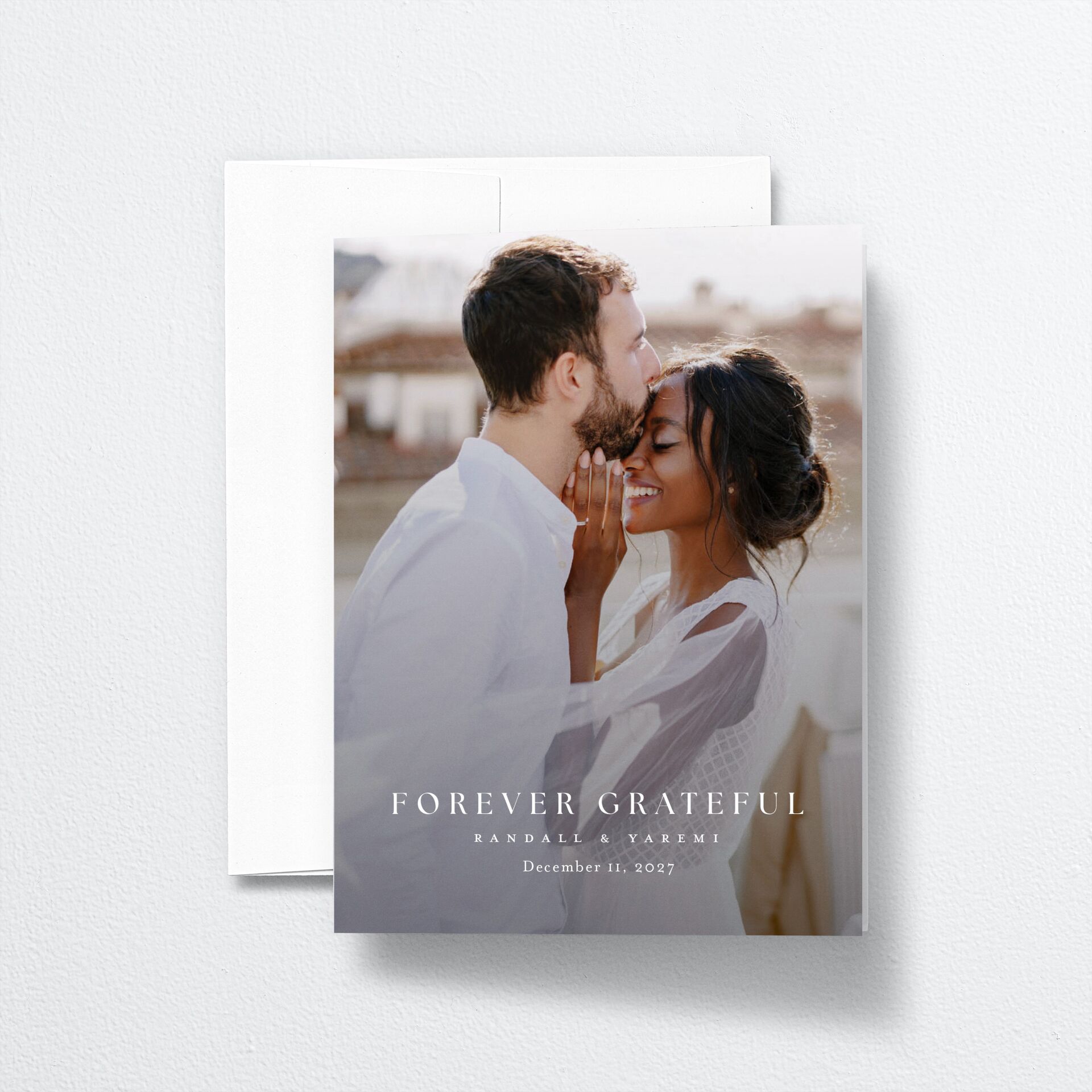 Elegant Anemone Thank You Cards — view 1