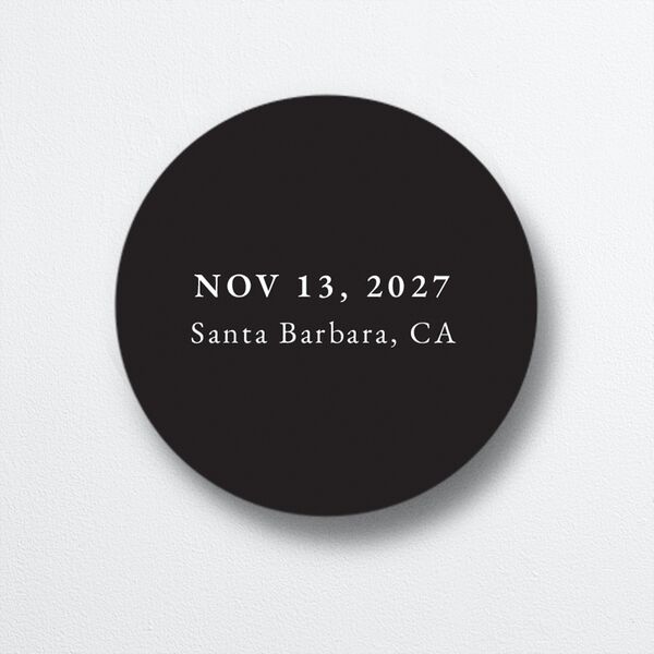 Vertical Names Wedding Stickers Licorice