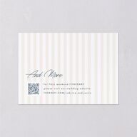 Destination Photo Poster Wedding Enclosure Cards Dusty Blue Signature Standard