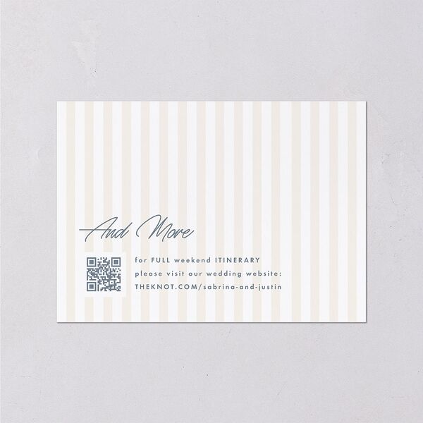 Destination Photo Poster Wedding Enclosure Cards Dusty Blue Signature Standard
