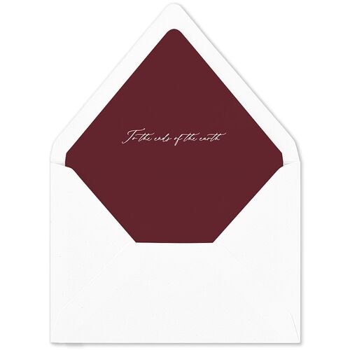 Elegant Vintage Images Euro Envelope Liners Burgundy Luxe