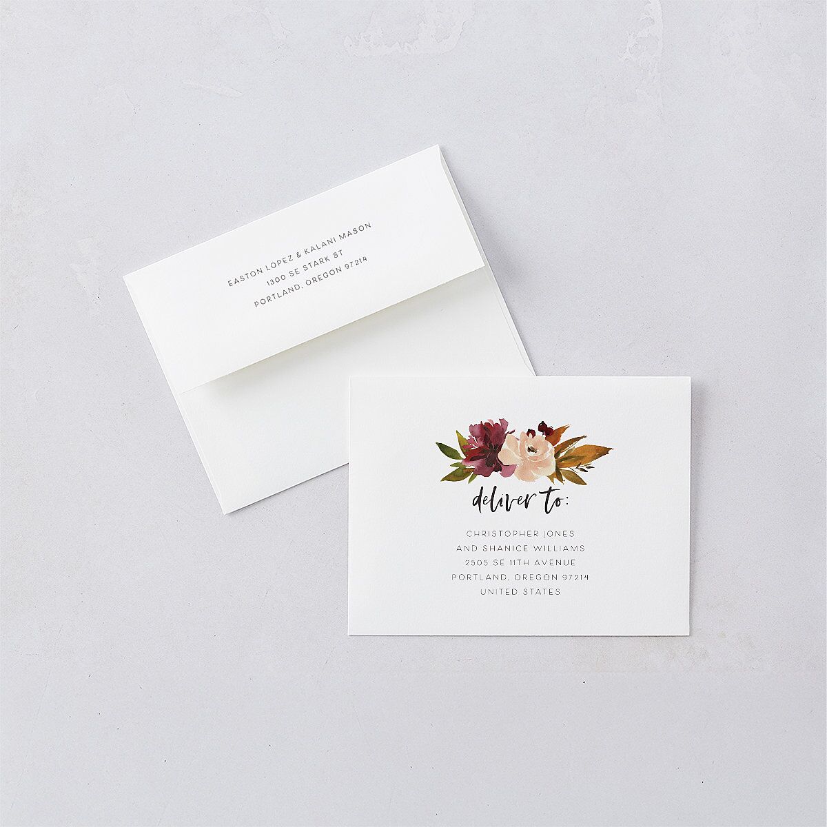 Fall Foliage Save The Date Magnets Chestnut Magnet Paper