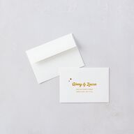 Disco Love Wedding Response Cards Red Clay Signature Standard