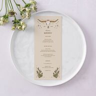 Southwestern Nouveau Menus Umber Signature