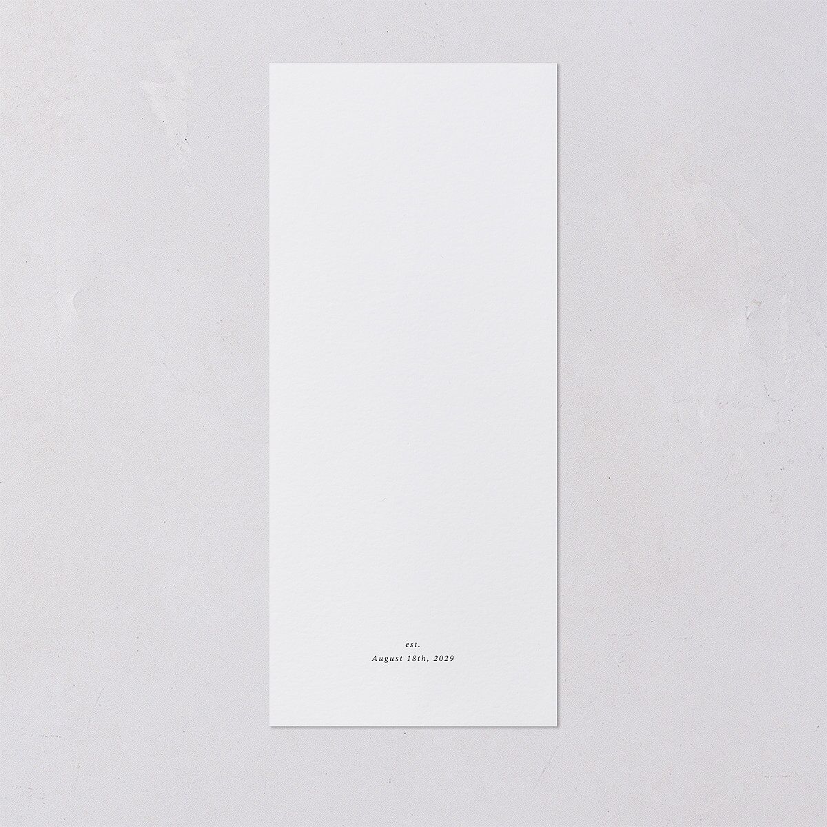 Monogram Garland Foil Menus Pure White Gold Signature