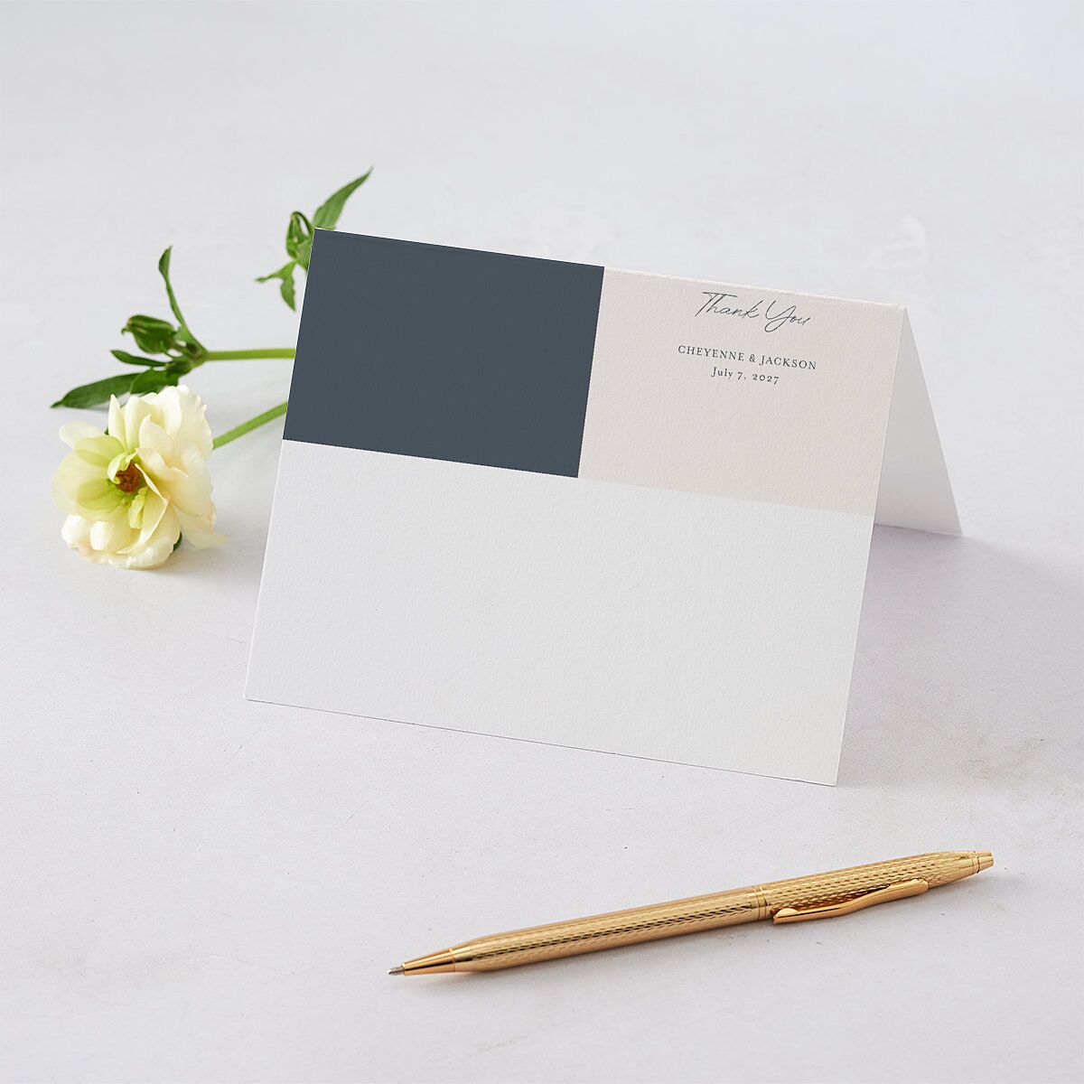 Western Wild Horses Thank You Cards — view 1