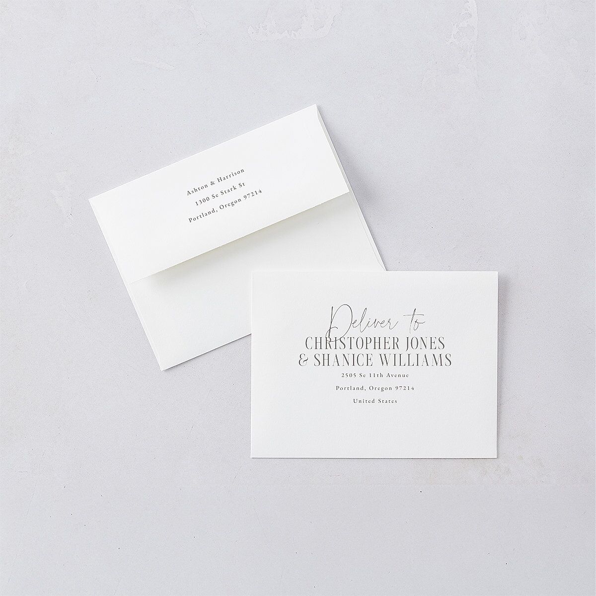 Timeless Lockup Save The Date Magnets Pure White Magnet Paper