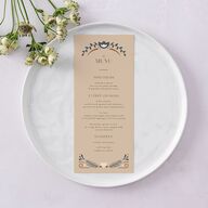 Nordic Folk Menus Latte Signature