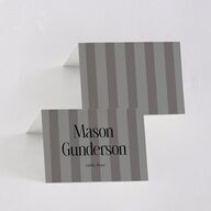 Vintage Romantic Photo Place Cards Medieval Grey Signature