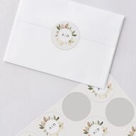 Neutral Greenery Wedding Stickers Thyme Sticker