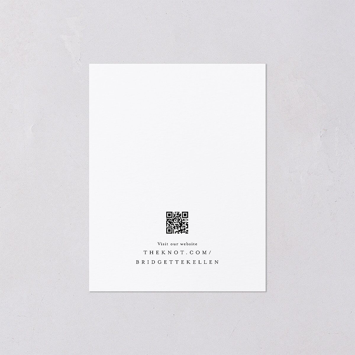 Timeless Typography Save the Date Petite Cards — view 3