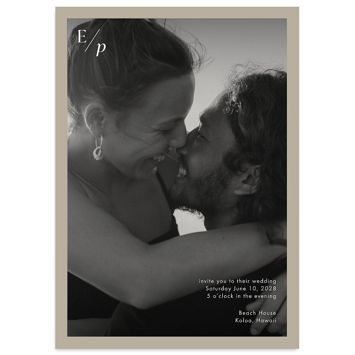 You and Me Wedding Invitations