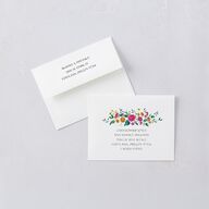 Indian Ascending Garland Thank You Cards Peony