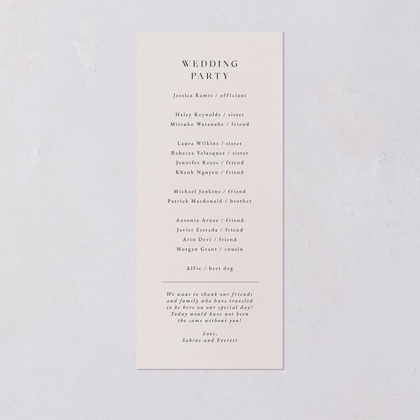 Gilded Fern Frame Botanical Wedding Programs Gold Linen Signature