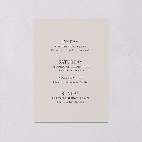 Nothing Fancy Wedding Enclosure Cards Pure White Signature Standard