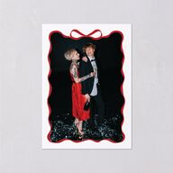 Hand Drawn Las Vegas Hearts Wedding Response Cards Ruby Signature Standard