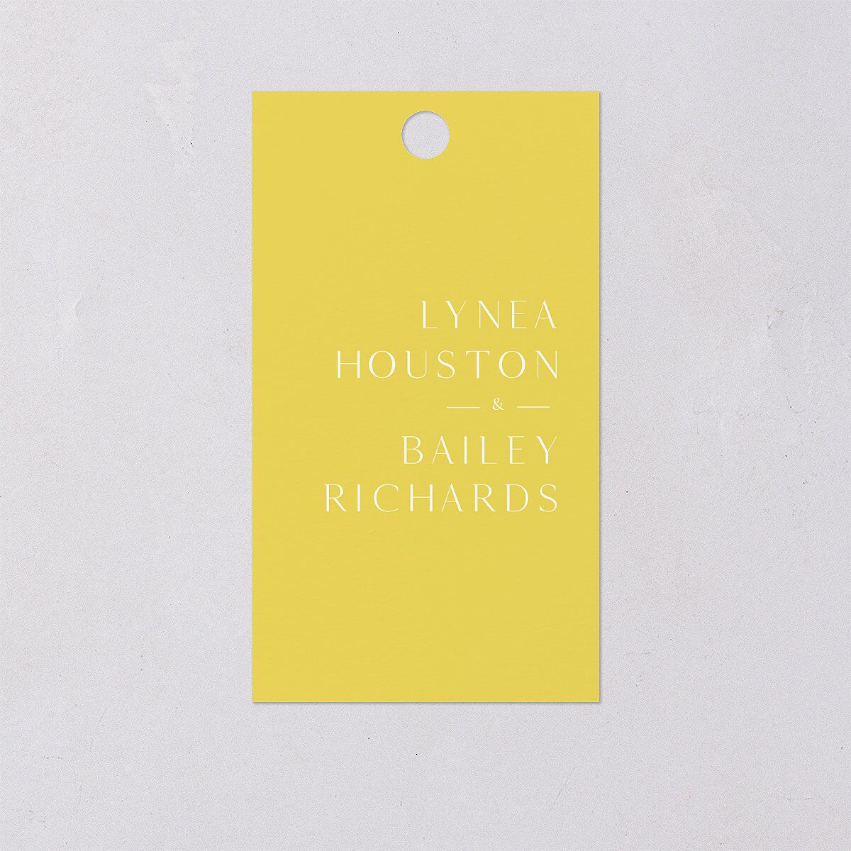 Botanical Lemon Favor Gift Tags Buttercup Signature