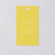 Botanical Lemon Favor Gift Tags Buttercup Signature