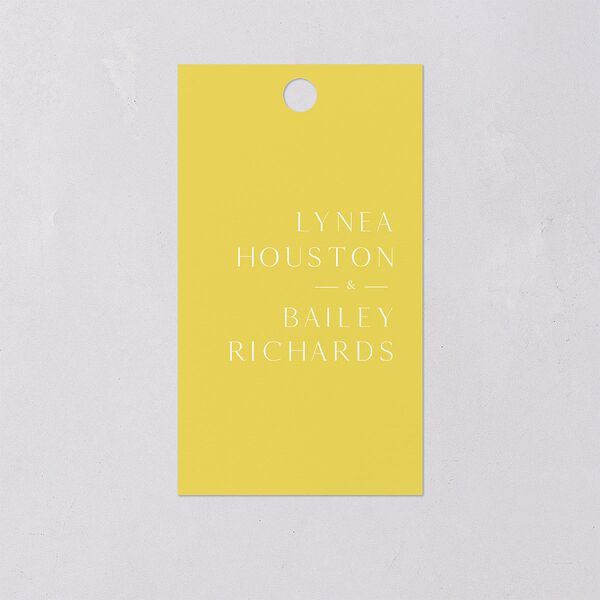 Botanical Lemon Favor Gift Tags Buttercup Signature