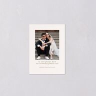 Photo Elopement QR Code RSVP Cards Linen Signature Standard