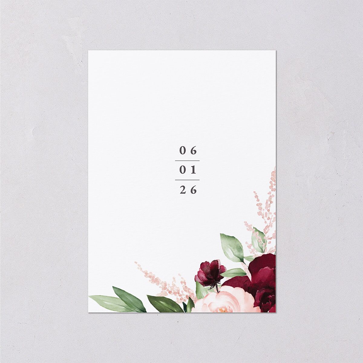 Beloved Floral Wedding Enclosure Cards — view 2