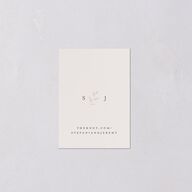 Oval Garland Foil QR Code RSVP Cards Champagne Signature Standard