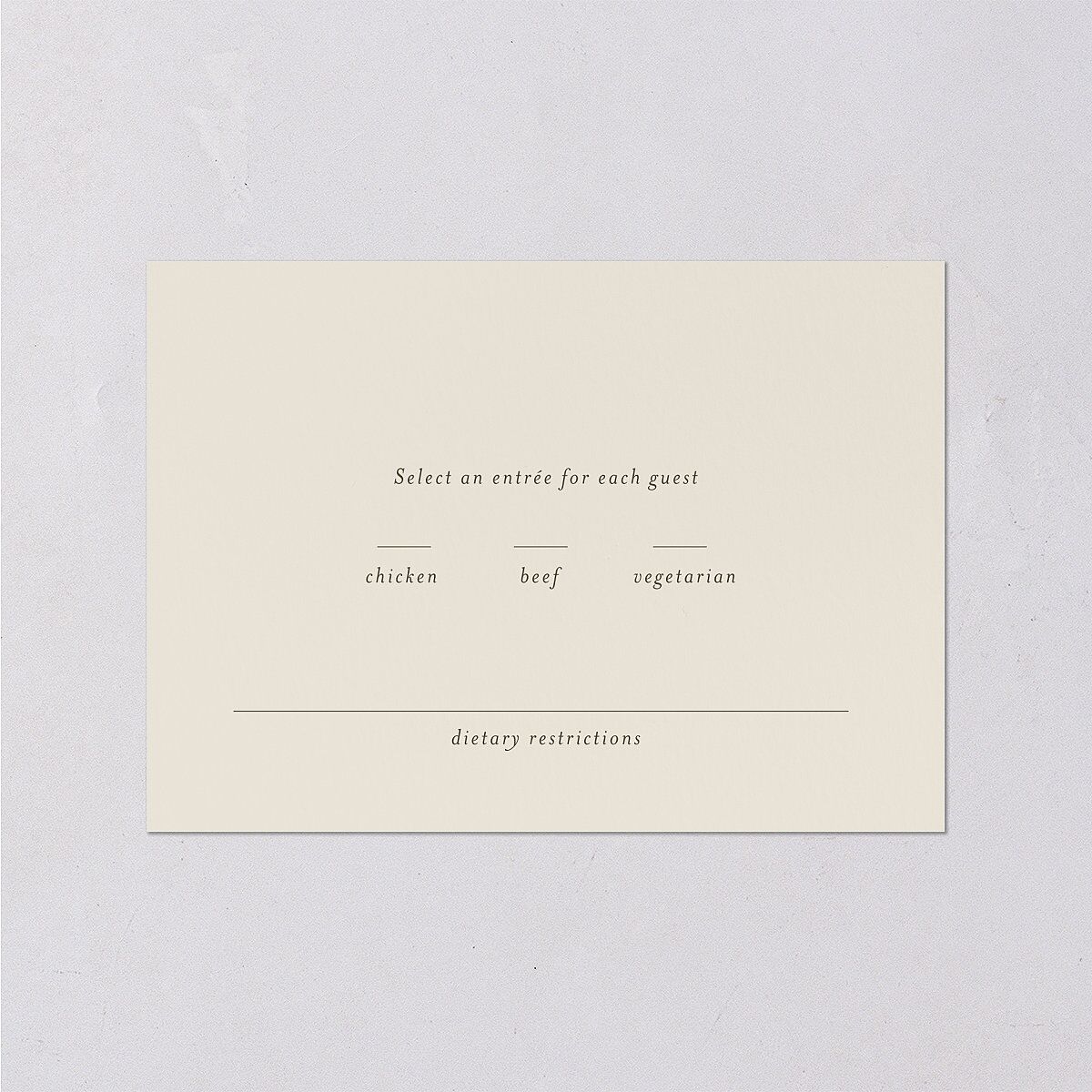 Western Floral Wedding Response Cards Terracotta Signature Standard