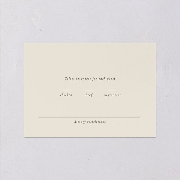 Western Floral Wedding Response Cards Terracotta Signature Standard