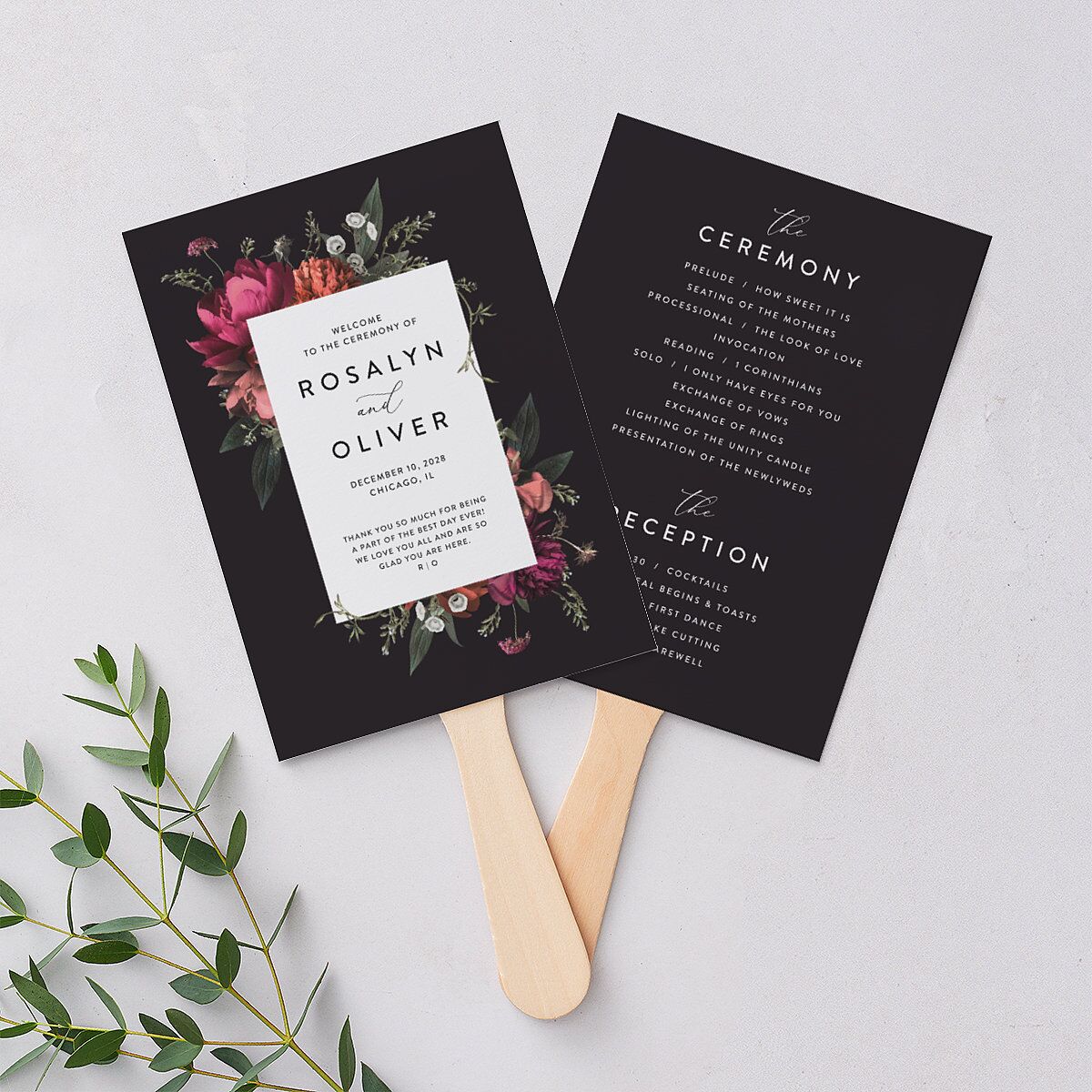 Blooming Botanical Fan Programs Midnight Signature Standard