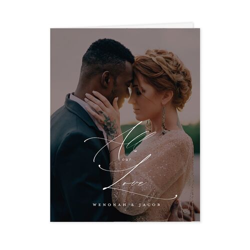 Western Valley Thank You Cards Tan