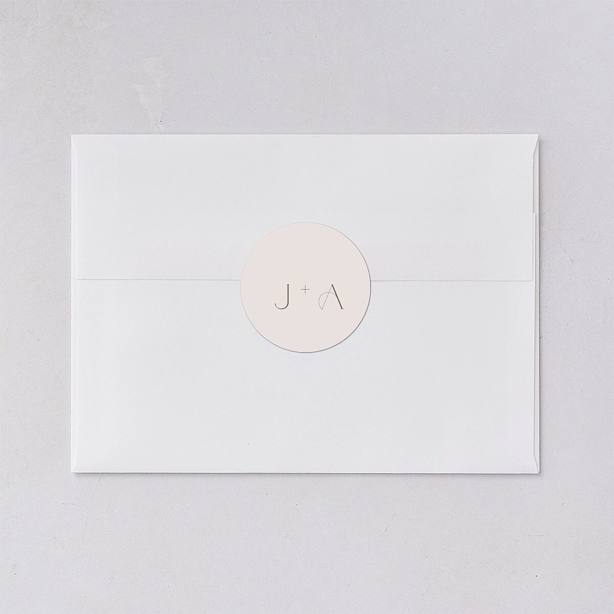 Eclectic Adornment Wedding Stickers Peony Circle