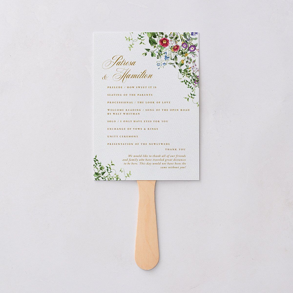 Opulent Garden Fan Programs Scottish Green Signature Standard
