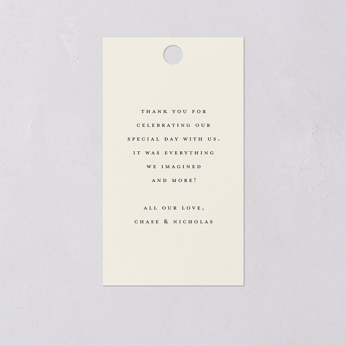 Palm Tree Icon Favor Gift Tags Champagne Signature