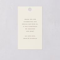 Palm Tree Icon Favor Gift Tags Champagne Signature
