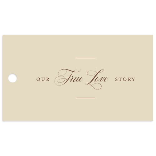 Cosmopolitan Favor Gift Tags Sepia Pearlescent