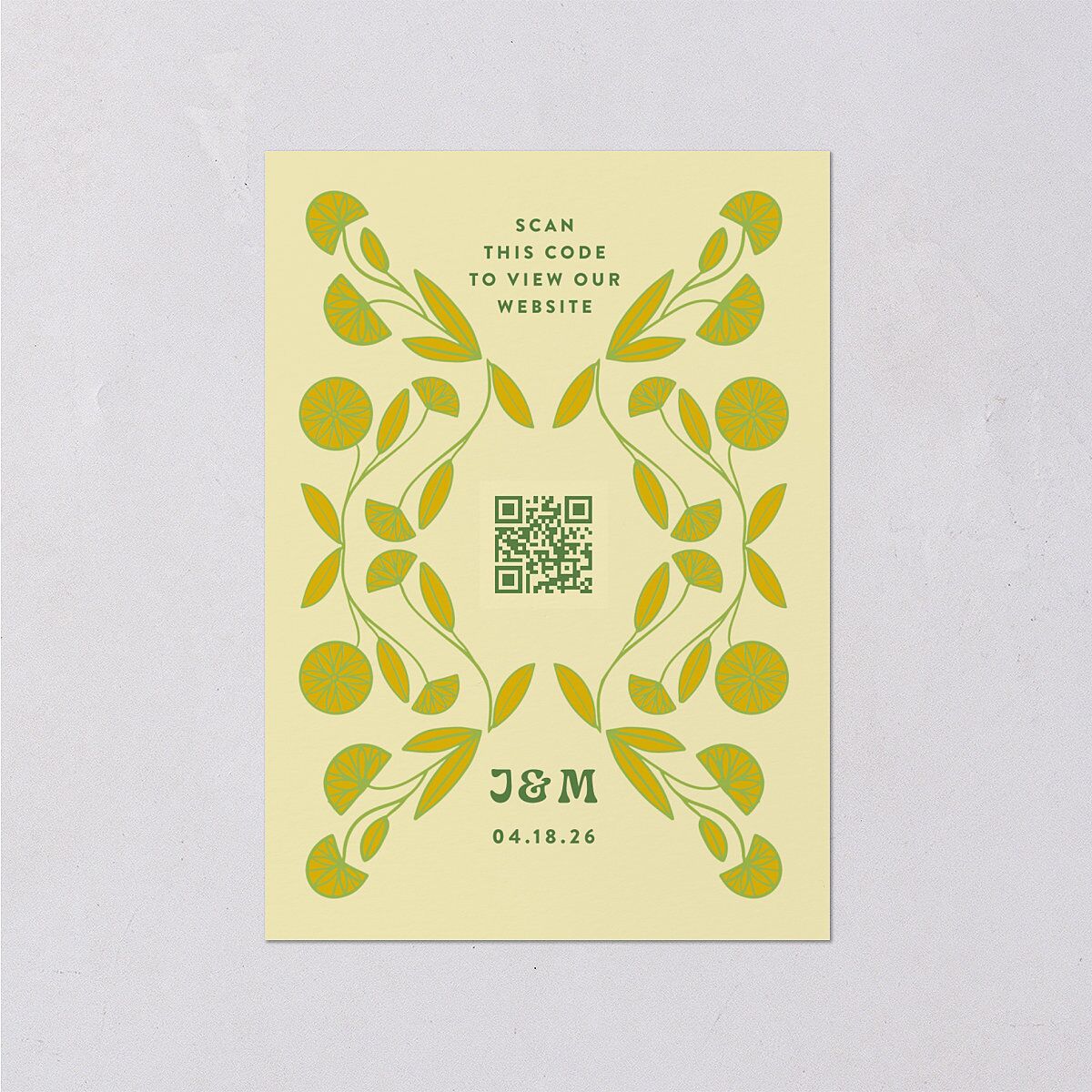 Wedstock Wedding Enclosure Cards Scottish Green Signature Standard