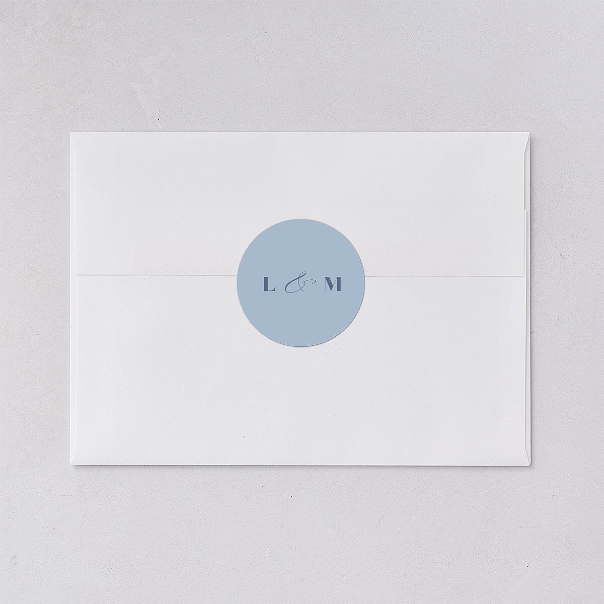 Rustic Greenery Wedding Stickers Cornflower Circle