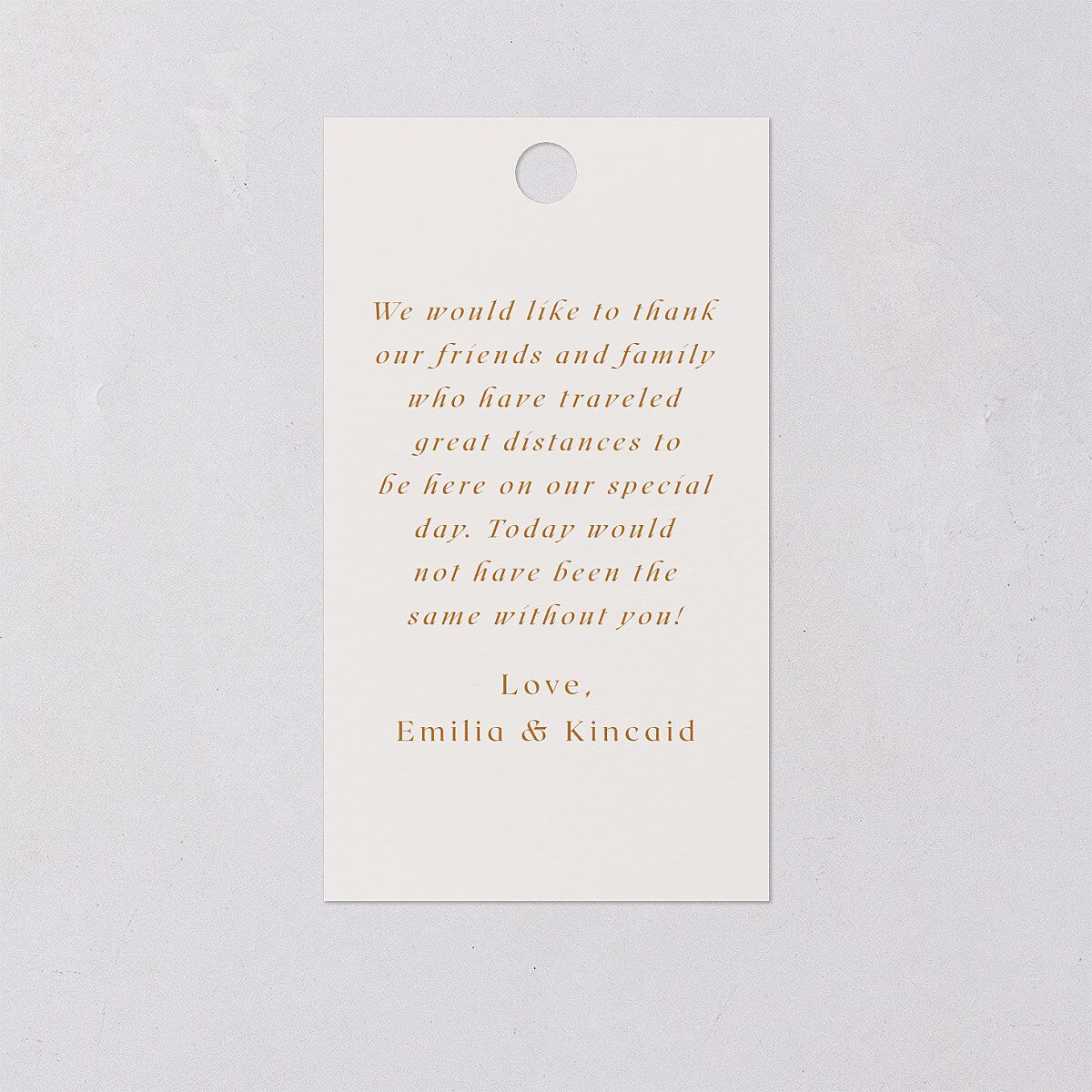 Wild Pansies Favor Gift Tags Rose Gold Signature