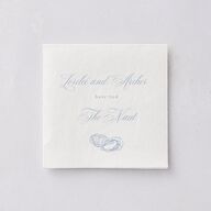 Coastal Oysters and Anchors Cocktail Napkins Sea Blue Napkin Uncoined