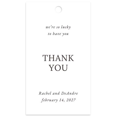 Las Vegas Playing Card Favor Gift Tags Mulberry Signature