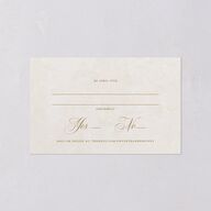 Fairytale Garden All-in-One Wedding Invitations Sage Signature Light Both Recipient and Return Addresses No