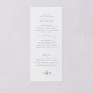 Lush Arch Wedding Programs Pink Cotton Signature