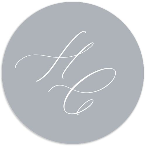 Luxury Floral Wedding Stickers Amethyst