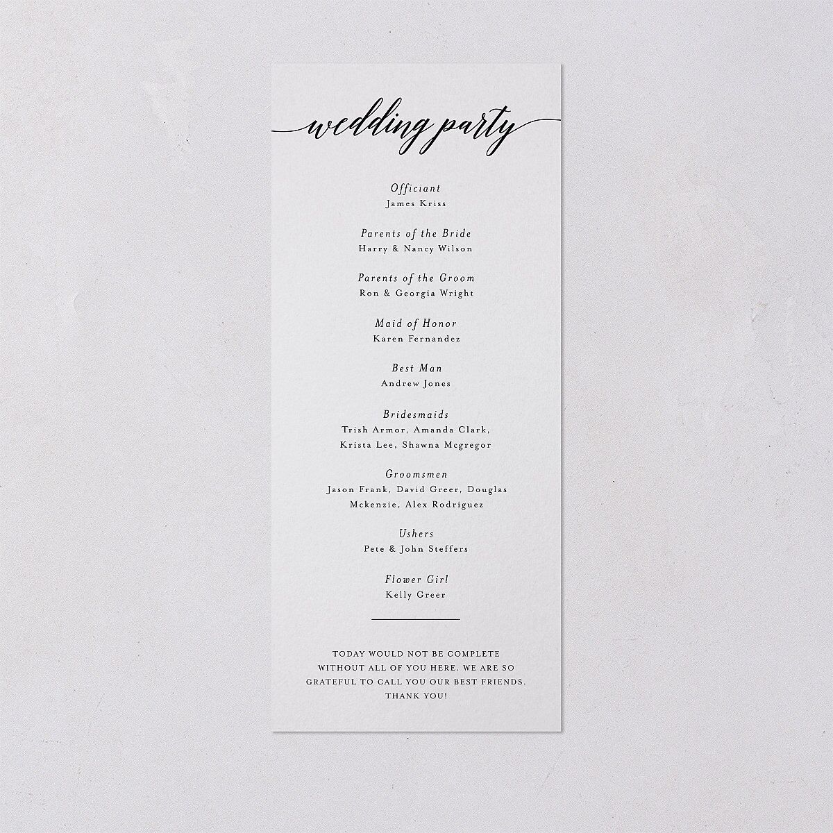 We Do Foil Wedding Programs Gold Midnight Signature