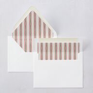 Whimsical Holiday Bow with Garland Euro Envelope Liners Ruby Luxe
