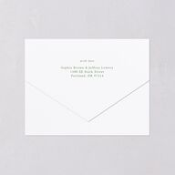 Romantic Floral Mountain All-in-One Wedding Invitations Meadow Signature Light Both Recipient and Return Addresses No