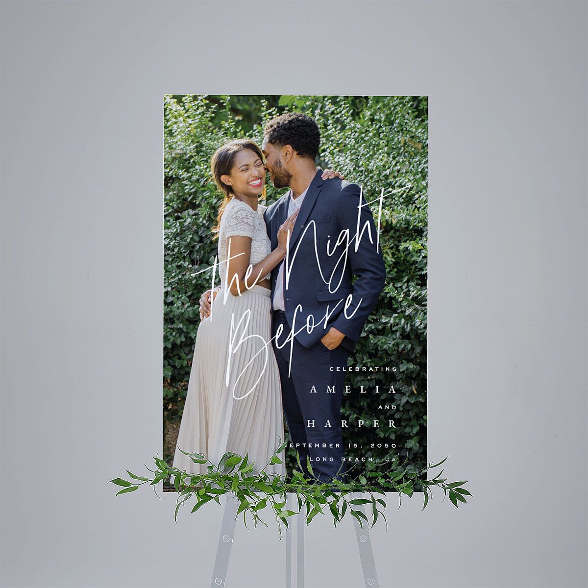 The Night Before You Are Mine Photo Standard Welcome Sign Large Midnight Standard Indoor Foam Core L Welcome