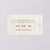 Farmhouse Lights Favor Gift Tags Walnut Signature