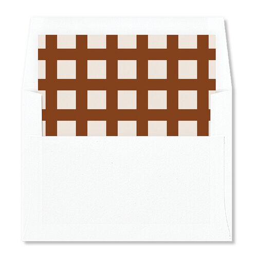Adventure Icon Envelope Liners Walnut Standard