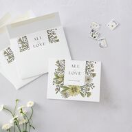 Timeless Wildflowers Thank You Cards Pear